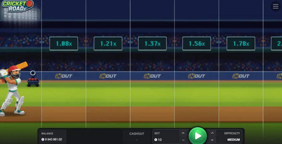 Cricket road game
